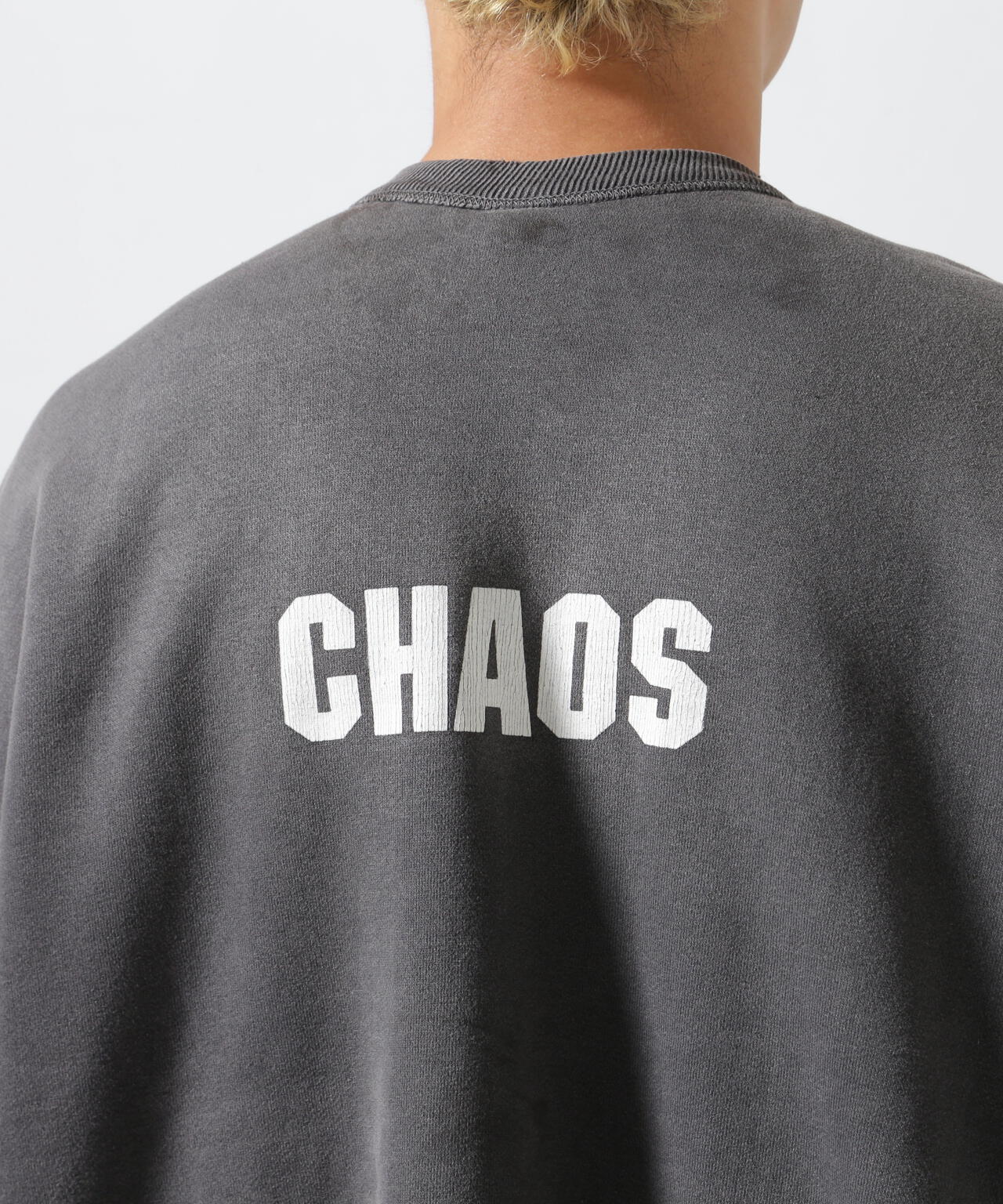 SAINT MICHAEL/セントマイケル/CREW SWEAT/CHAOS/CHARCOAL