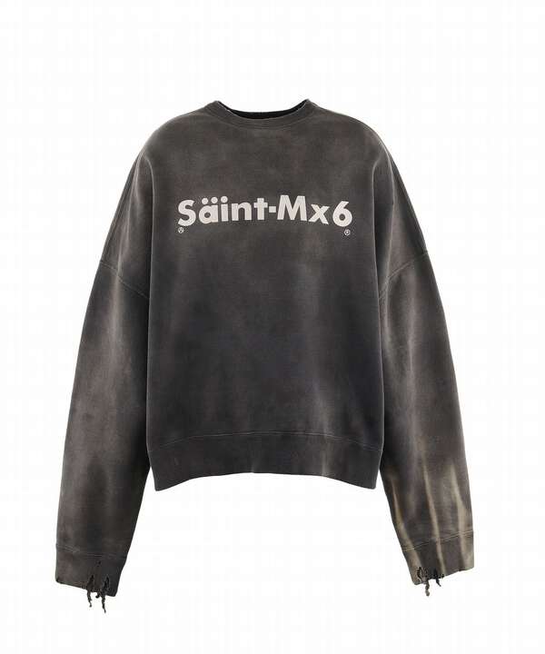 SAINT MICHAEL/セントマイケル/CREW SWEAT/CHAOS/CHARCOAL