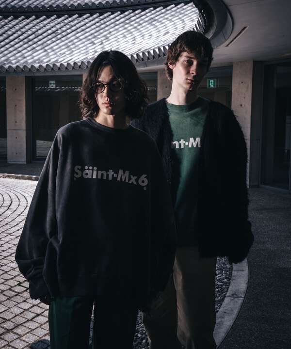 SAINT MICHAEL/セントマイケル/CREW SWEAT/CHAOS/CHARCOAL