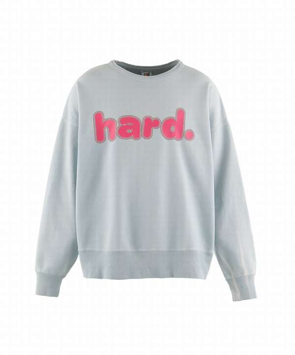 SAINT MICHAEL/セントマイケル/CREW SWEAT/HARD/SKY BLUE