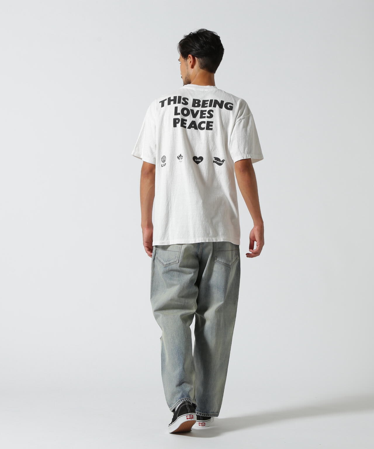 READYMADE/レディーメイド/SS TEE PEACE/WHITE