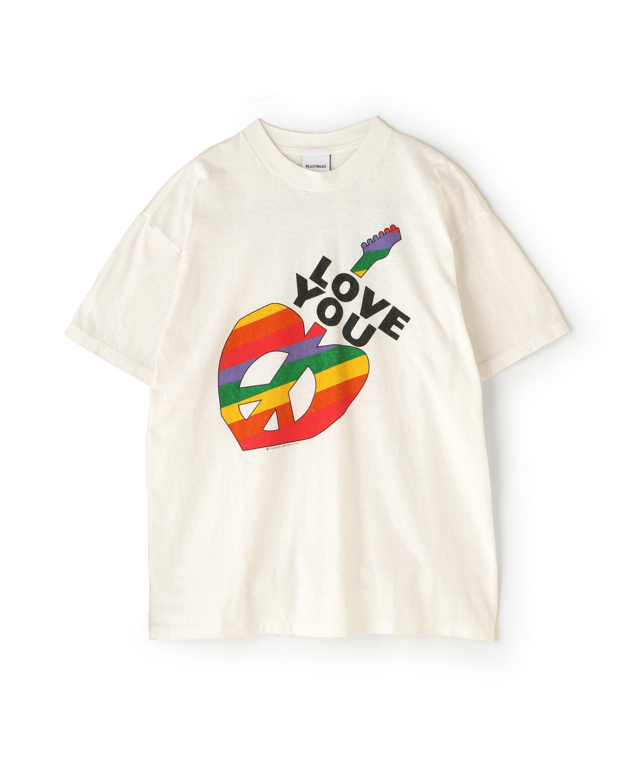 READYMADE/レディーメイド/SS TEE PEACE/WHITE