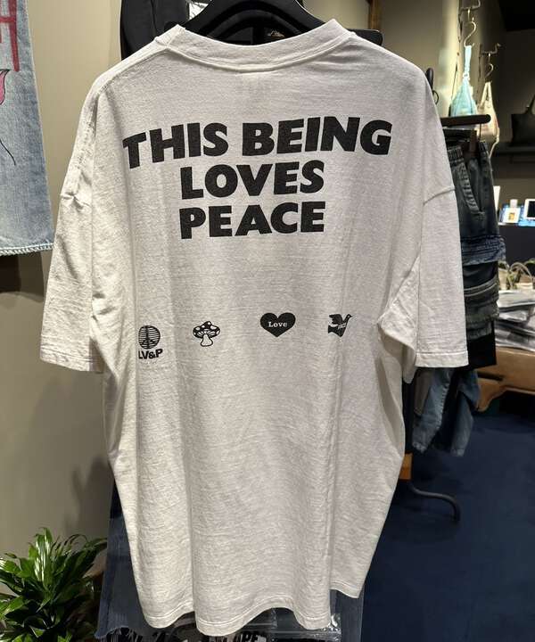 READYMADE/レディーメイド/SS TEE PEACE/WHITE