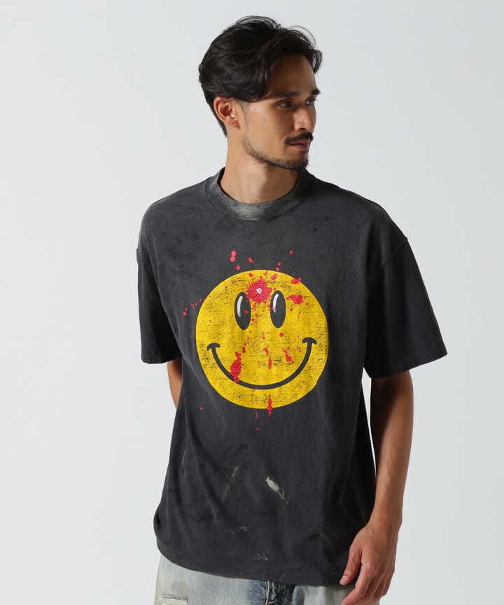 READYMADE/レディーメイド/SS T-SHIRT SMILE/BLACK