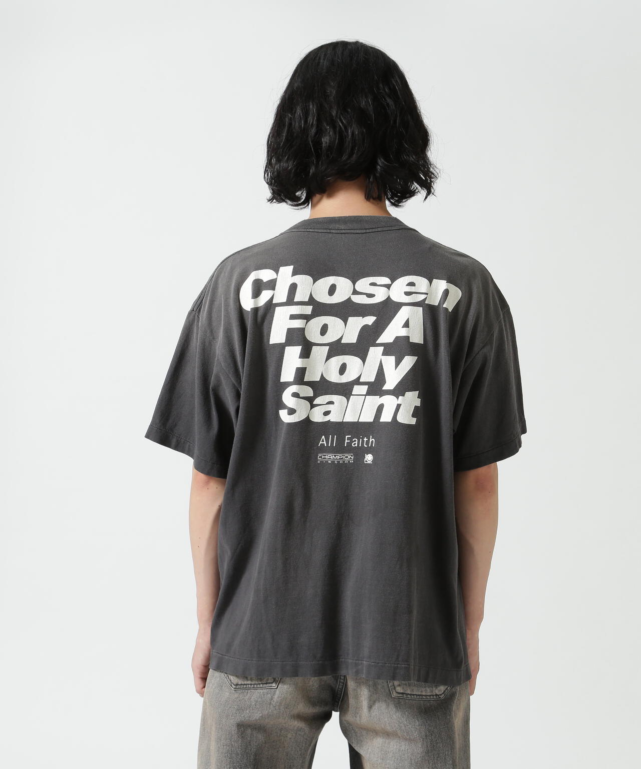 SAINT MICHAEL/セント マイケル/SS TEE/CHOSEN/BLACK