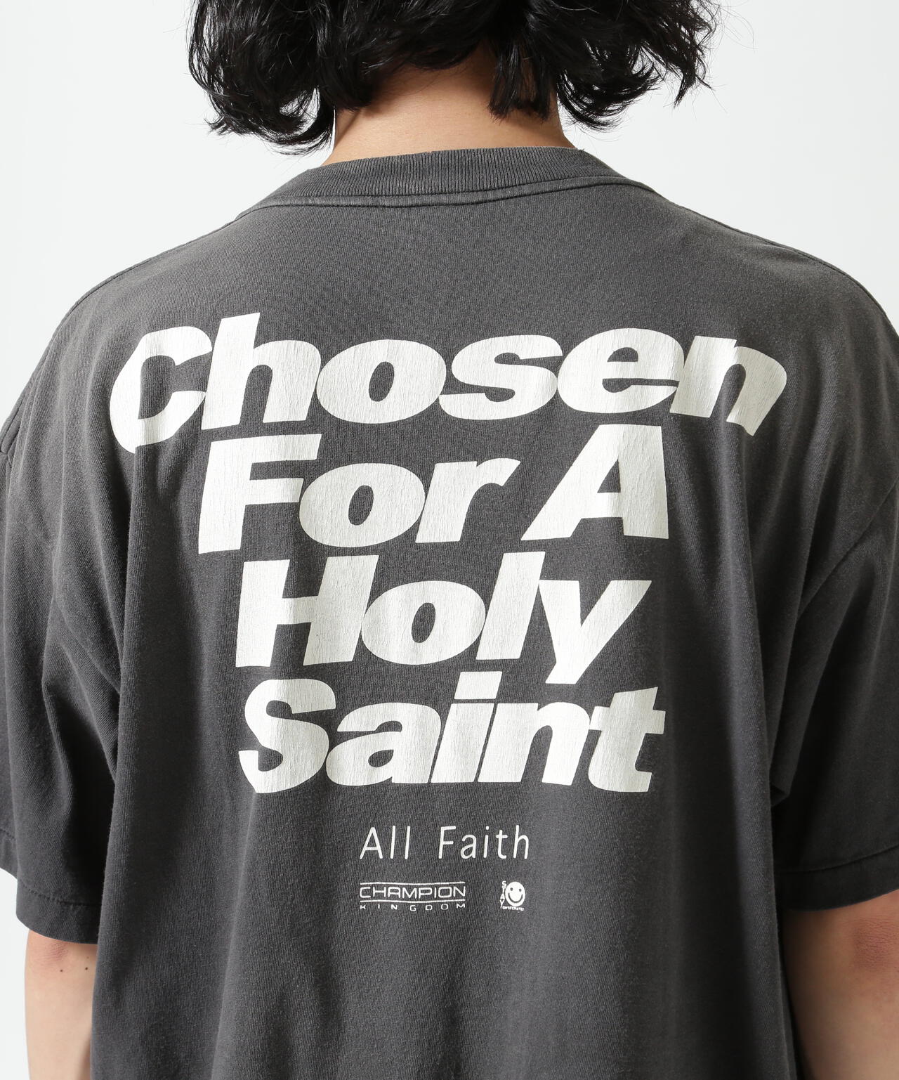 SAINT MICHAEL/セント マイケル/SS TEE/CHOSEN/BLACK