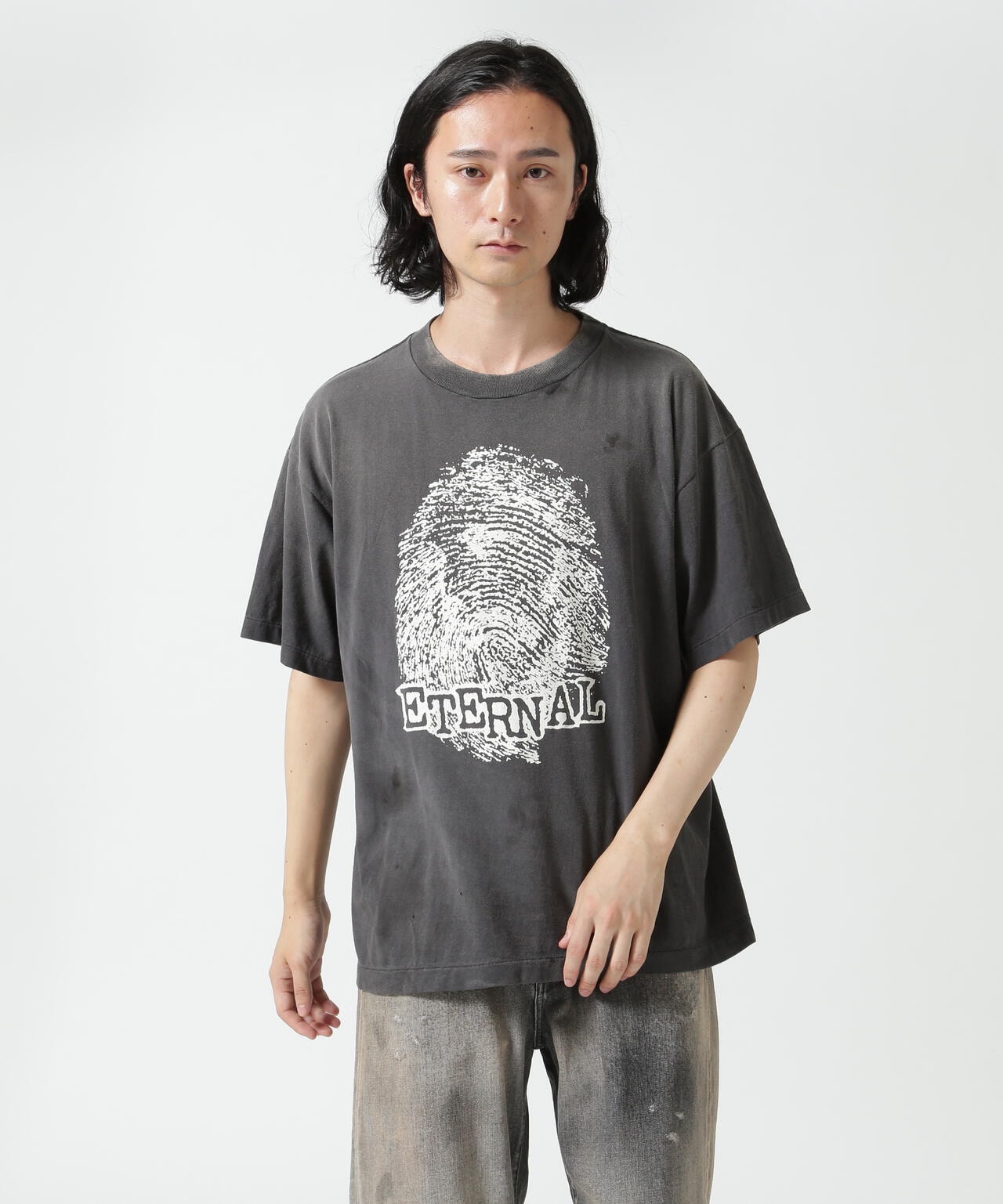 SAINT MICHAEL/セント マイケル/SS TEE/CHOSEN/BLACK