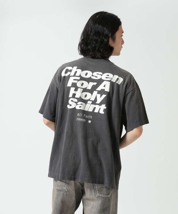 SAINT MICHAEL/セント マイケル/SS TEE/CHOSEN/BLACK