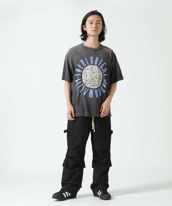 SAINT MICHAEL/セント マイケル/SS TEE/IDEOLOGICAL/BLACK