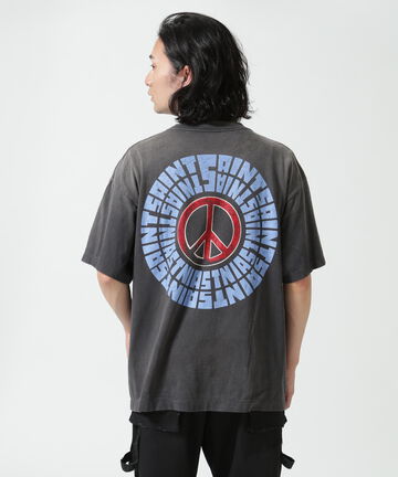 SAINT MICHAEL/セント マイケル/SS TEE/IDEOLOGICAL/BLACK