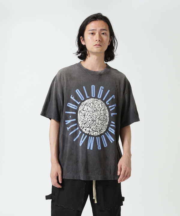 SAINT MICHAEL/セント マイケル/SS TEE/IDEOLOGICAL/BLACK