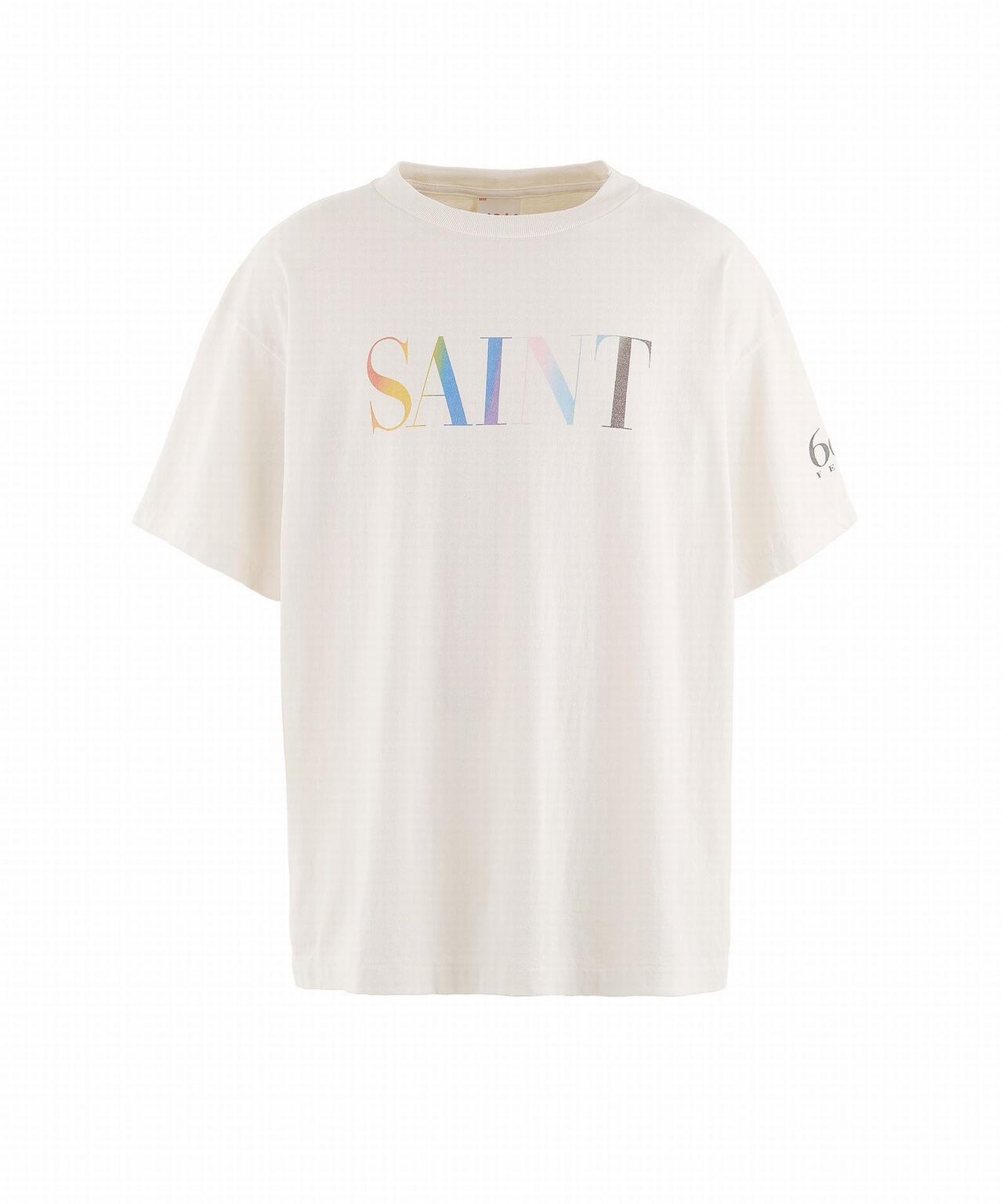 SAINT MICHAEL/セントマイケル/SS TEE/RAINBOW SAINT/WHITE