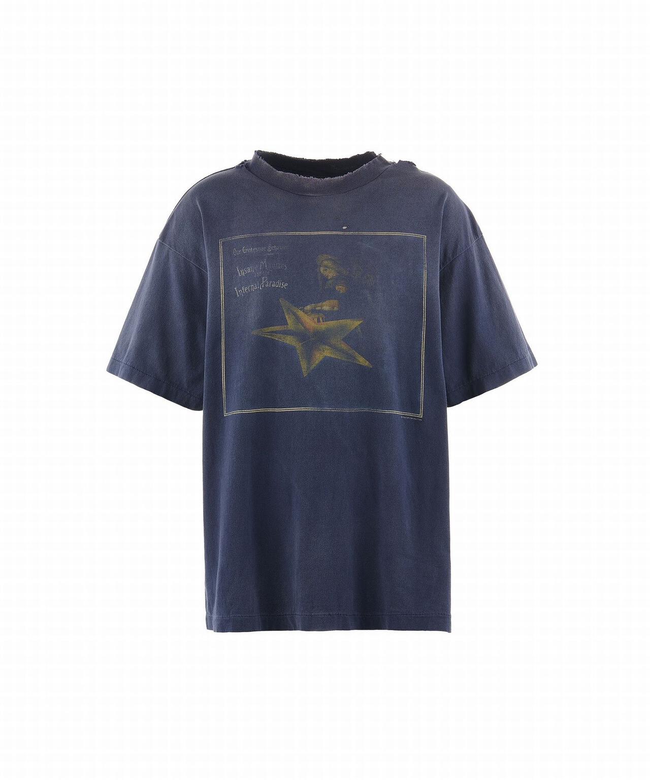 SAINT MICHAEL/セントマイケル/CP_SS TEE/STAR/NAVY