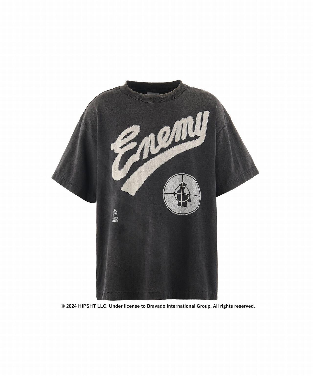 SAINT MICHAEL/セントマイケル/PE_SS TEE/SNT ENEMY/BLK