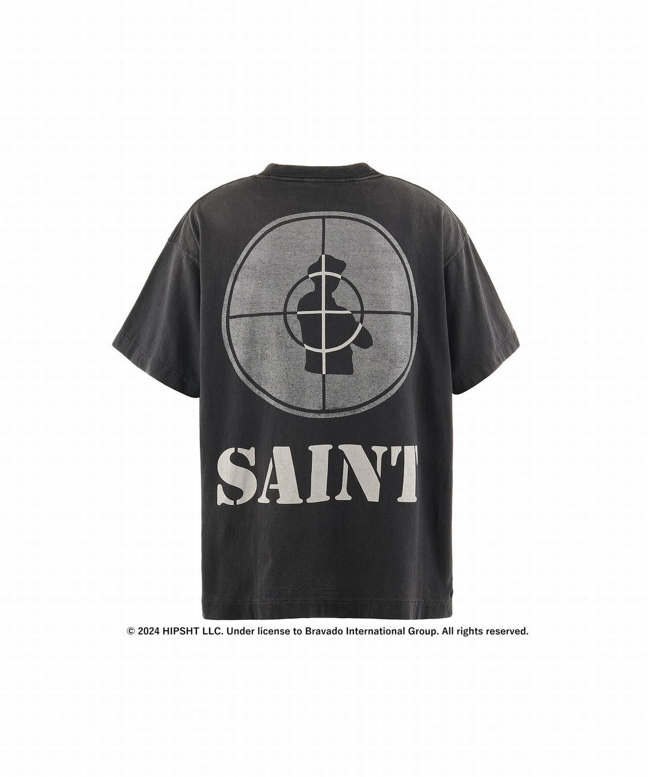 SAINT MICHAEL/セントマイケル/PE_SS TEE/SNT ENEMY/BLK