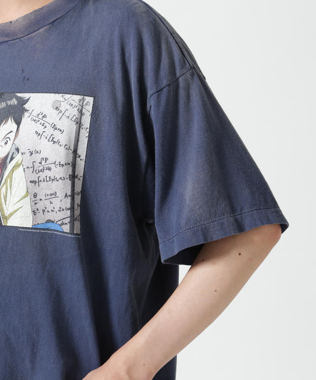 SAINT MICHAEL/セント マイケル/PT_SS TEE/PLUTO/NAVY