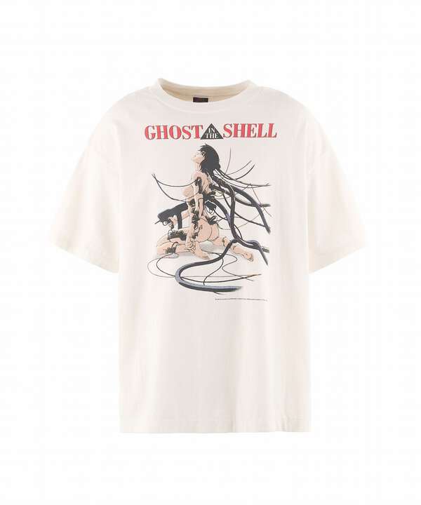 SAINT MICHAEL/セントマイケル×攻殻機動隊/GS_SS TEE/GITS/WHITE