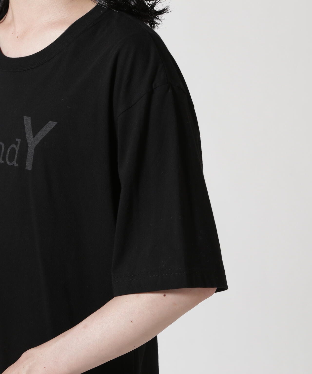 Ground Y/グラウンド ワイ/BLACK LOGO PRINT STANDARD TEE