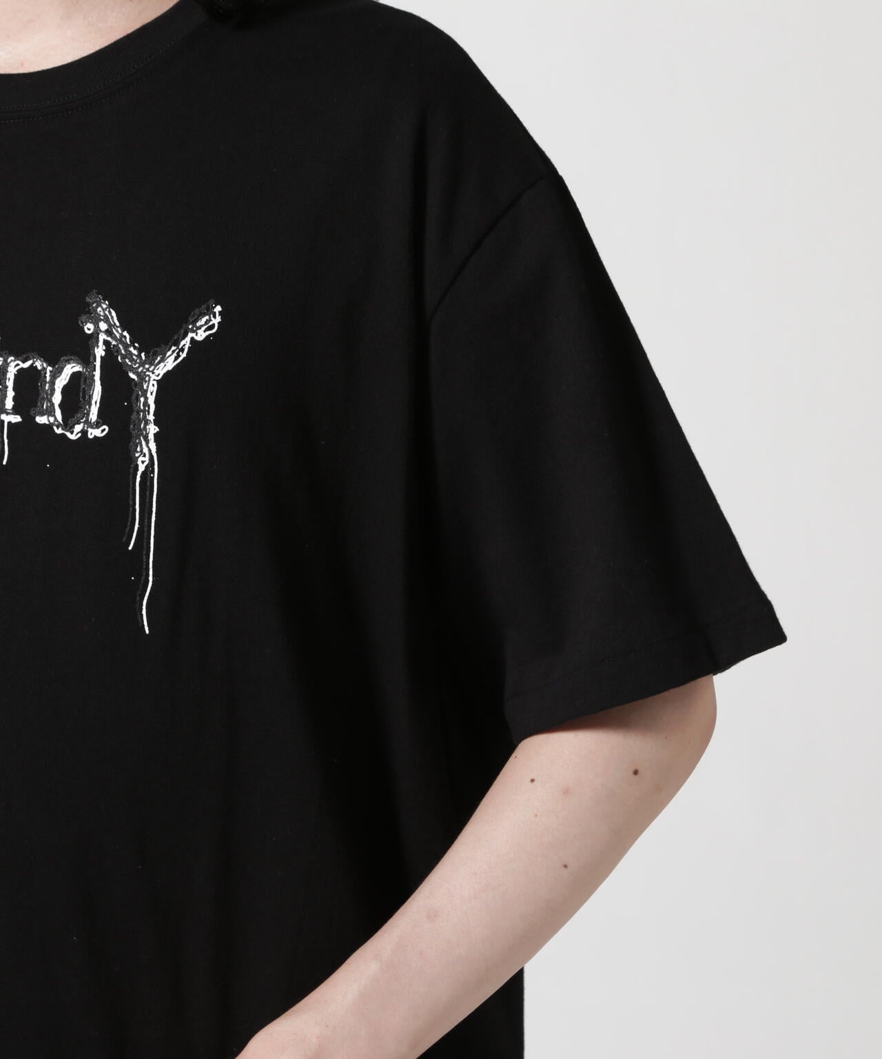 Ground Y/グラウンド ワイ/LOGO-D TEE