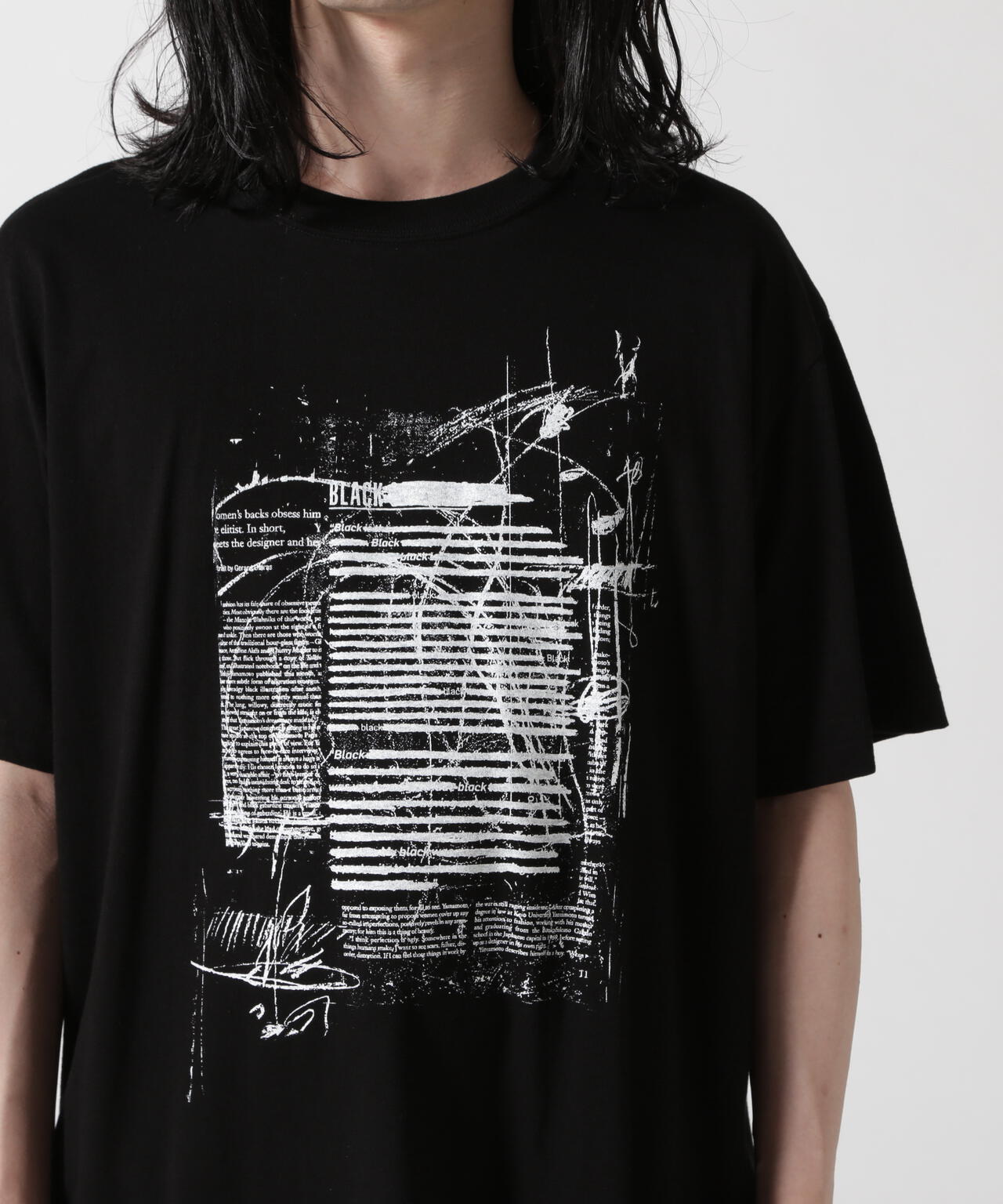 Ground Y/グラウンド ワイ/BOOK GRAPHIC PRINT STANDARD TEE