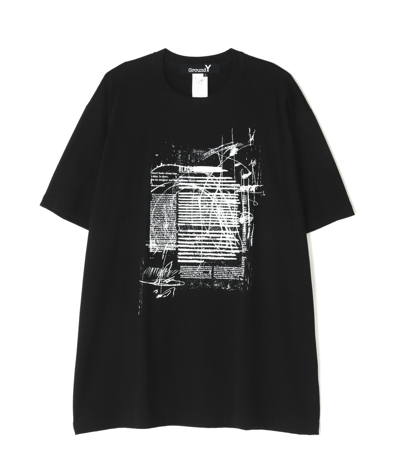 Ground Y/グラウンド ワイ/BOOK GRAPHIC PRINT STANDARD TEE