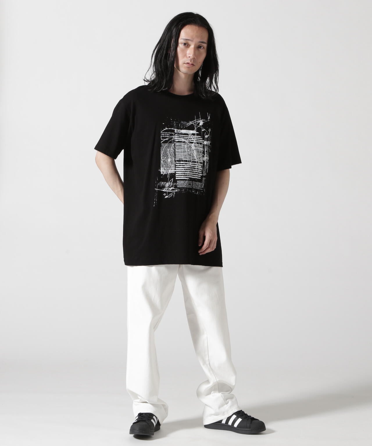 Ground Y/グラウンド ワイ/BOOK GRAPHIC PRINT STANDARD TEE