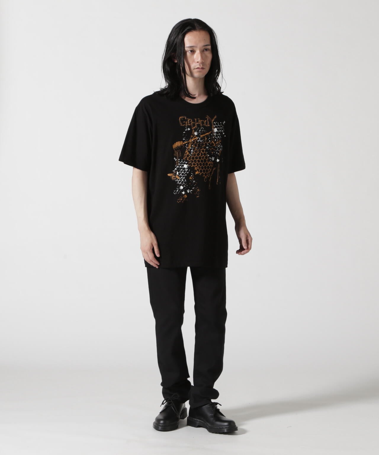 Ground Y/グラウンド ワイ/HONEY GRAPHIC PRINT STANDARD TEE