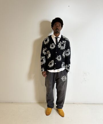 SAINT MICHAEL/セントマイケル/DT_MH CARDIGAN/CT WRTH/BLACK