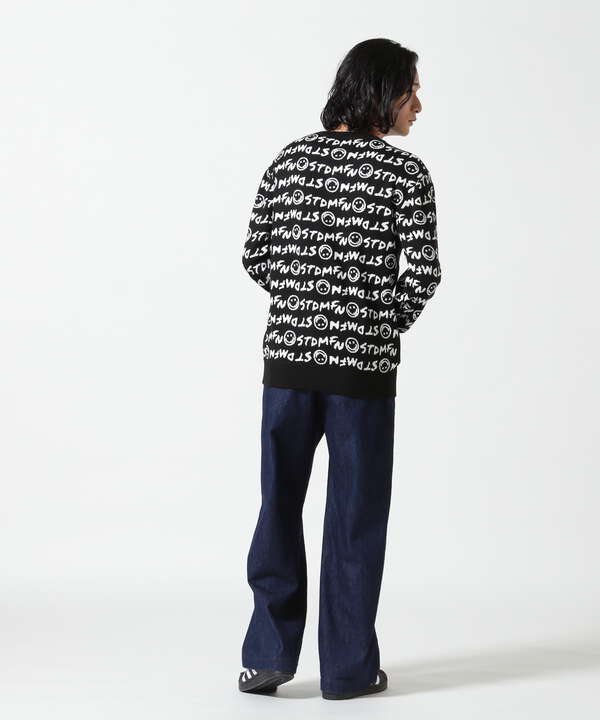 STUD MUFFIN/スタッドマフィン/Knit-Back LOGO