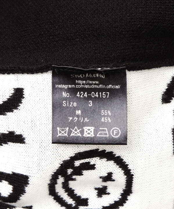 STUD MUFFIN/スタッドマフィン/Knit-Back LOGO