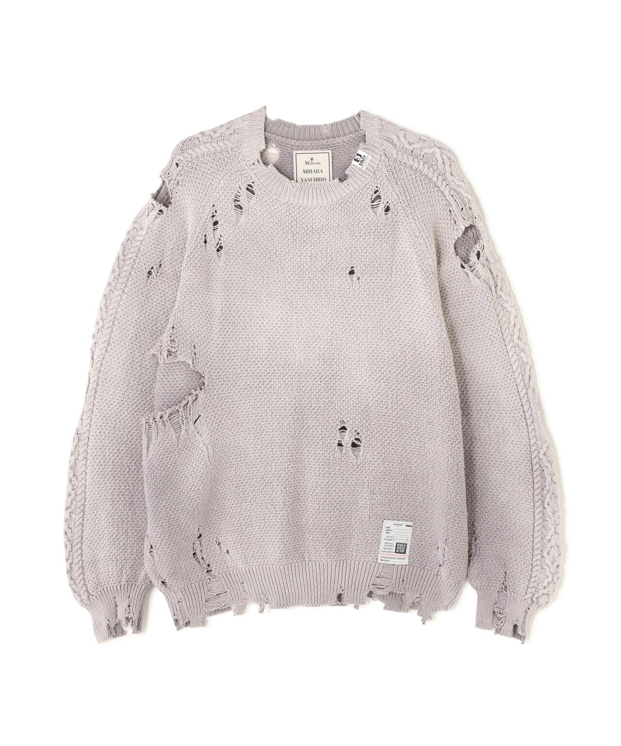 Maison MIHARAYASUHIRO/メゾンミハラヤスヒロ/SUN FADED KNIT PO