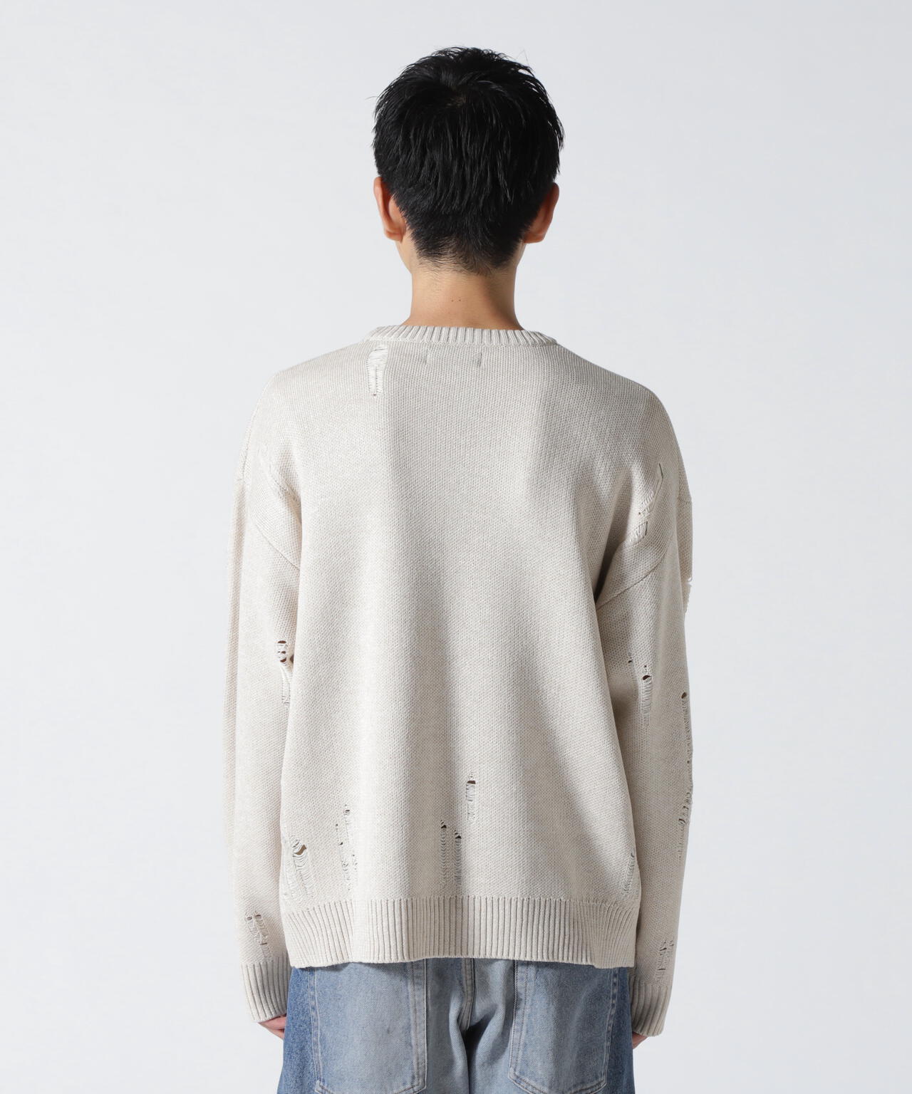 Guernika/Crash Knit sweater (Cell Division)/Beige