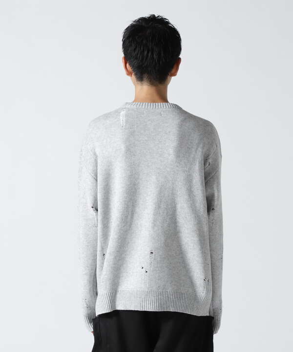 Guernika/Crash Knit sweater(Cell Division)/Gray