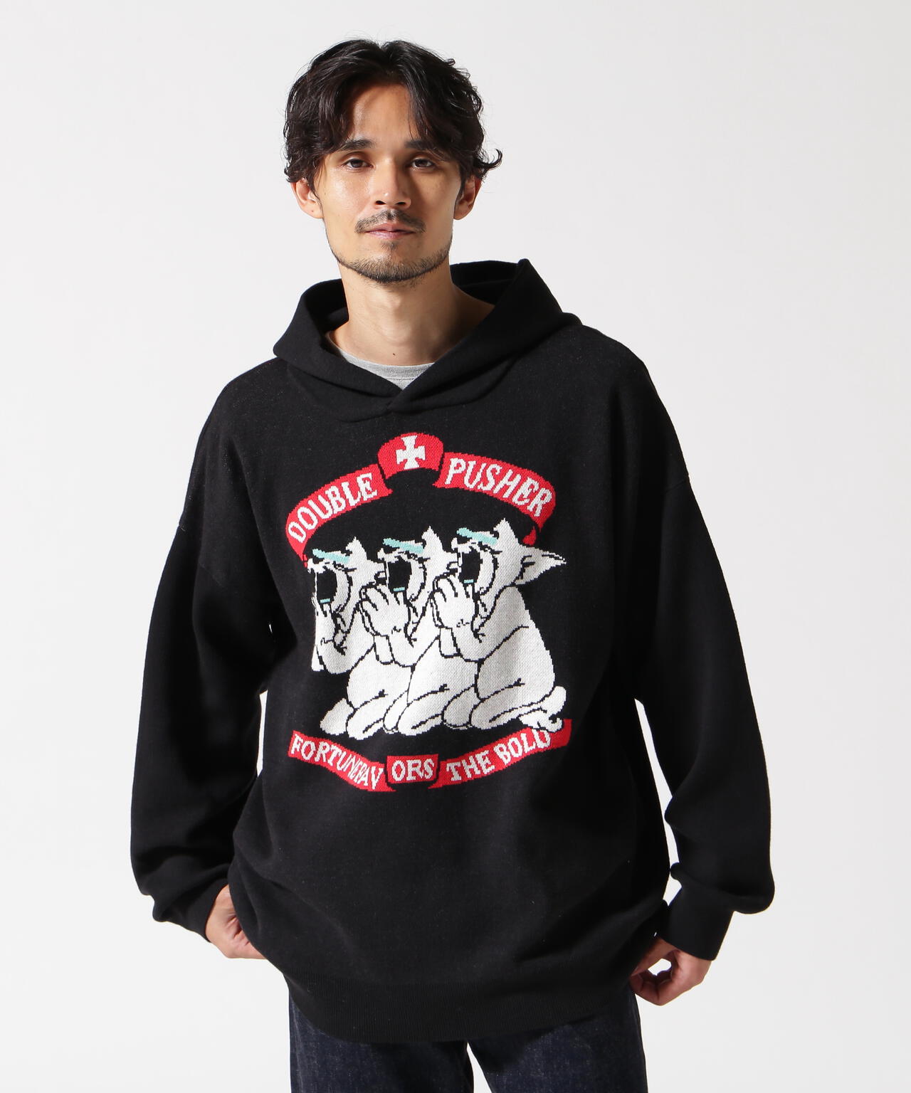 TAIN DOUBLE PUSH/タインダブルプッシュ/ニットフーディー | ROYAL FLASH ( ロイヤルフラッシュ ) | US  ONLINE STORE（US オンラインストア）