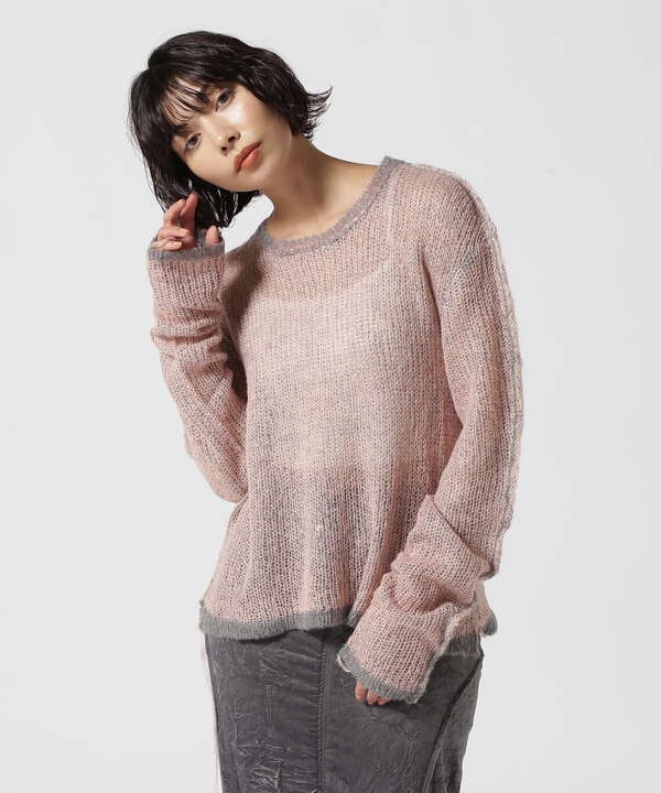 MAISON SPECIAL/Reversible Mohair Knit Pullover