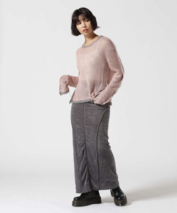 MAISON SPECIAL/Reversible Mohair Knit Pullover