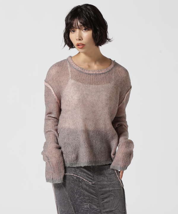 MAISON SPECIAL/Reversible Mohair Knit Pullover