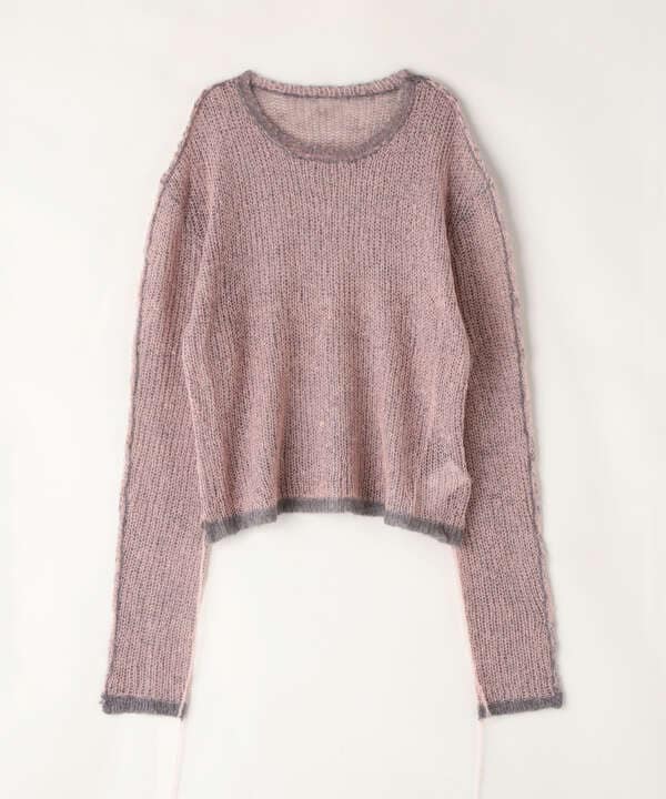 MAISON SPECIAL/Reversible Mohair Knit Pullover