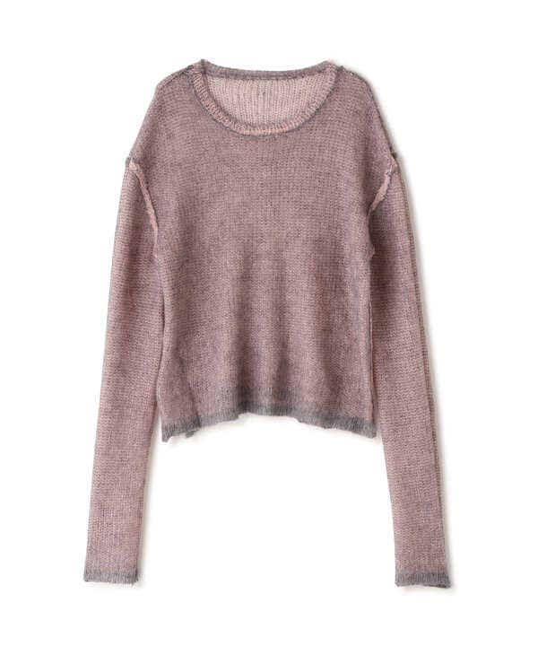 MAISON SPECIAL/Reversible Mohair Knit Pullover