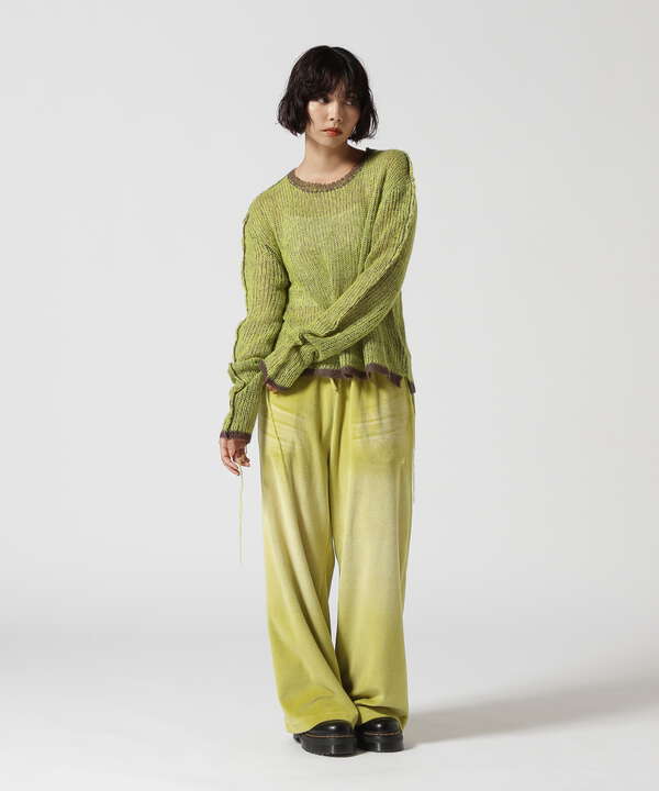 MAISON SPECIAL/Reversible Mohair Knit Pullover