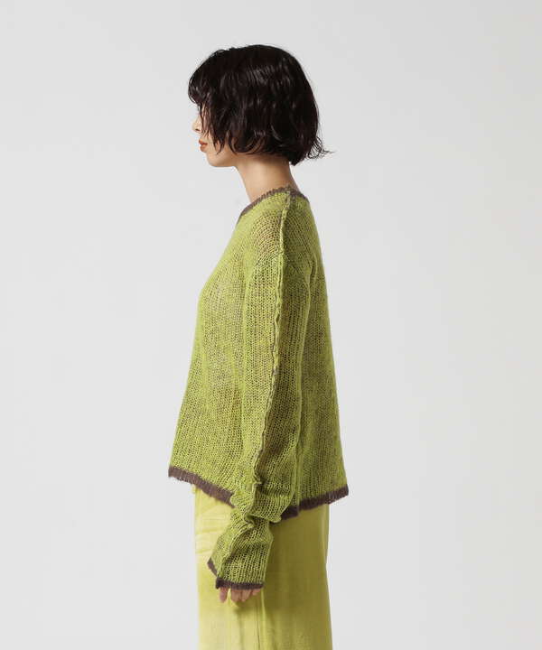 MAISON SPECIAL/Reversible Mohair Knit Pullover