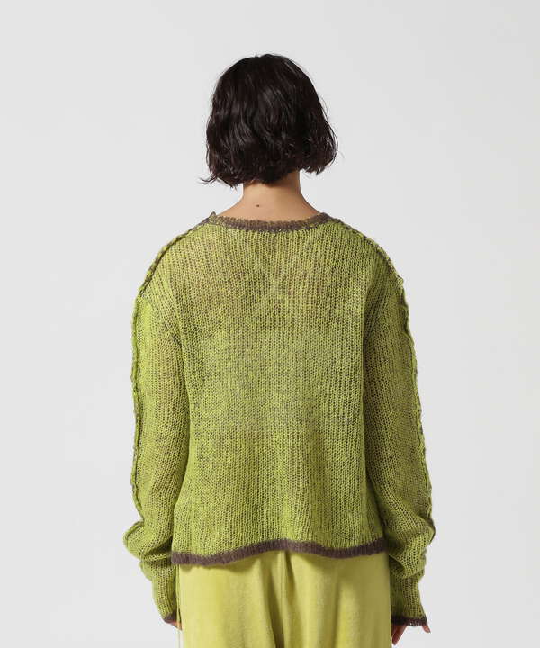 MAISON SPECIAL/Reversible Mohair Knit Pullover