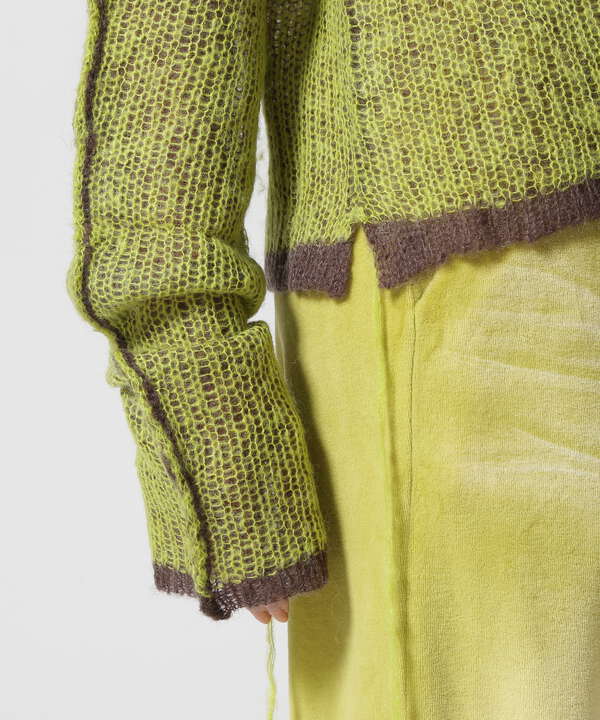 MAISON SPECIAL/Reversible Mohair Knit Pullover