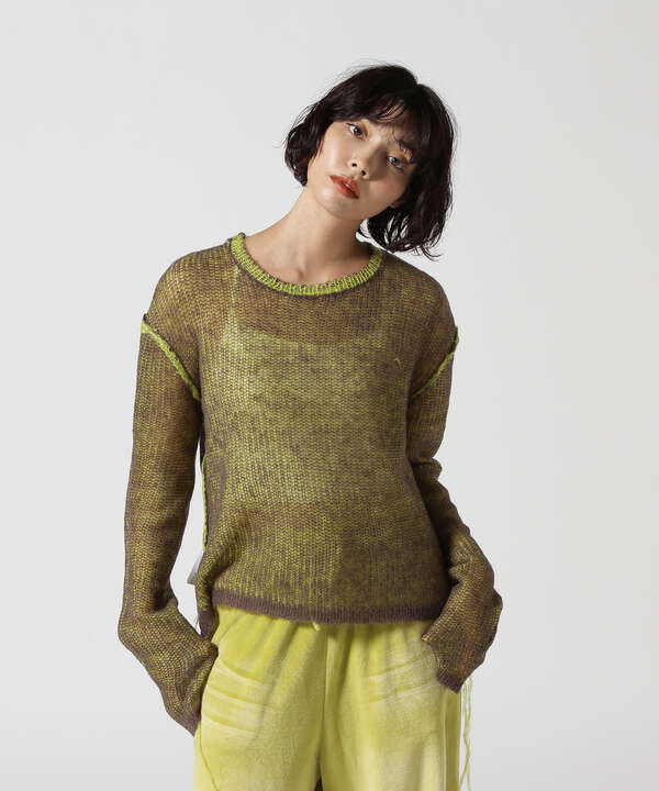 MAISON SPECIAL/Reversible Mohair Knit Pullover