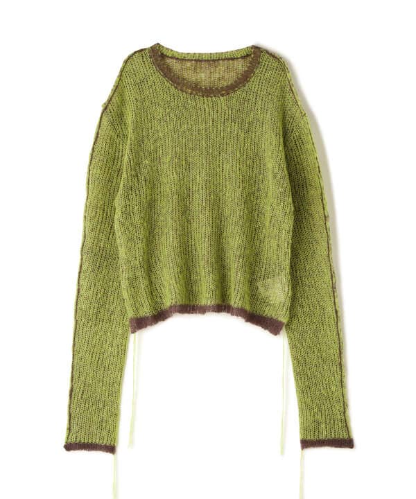 MAISON SPECIAL/Reversible Mohair Knit Pullover