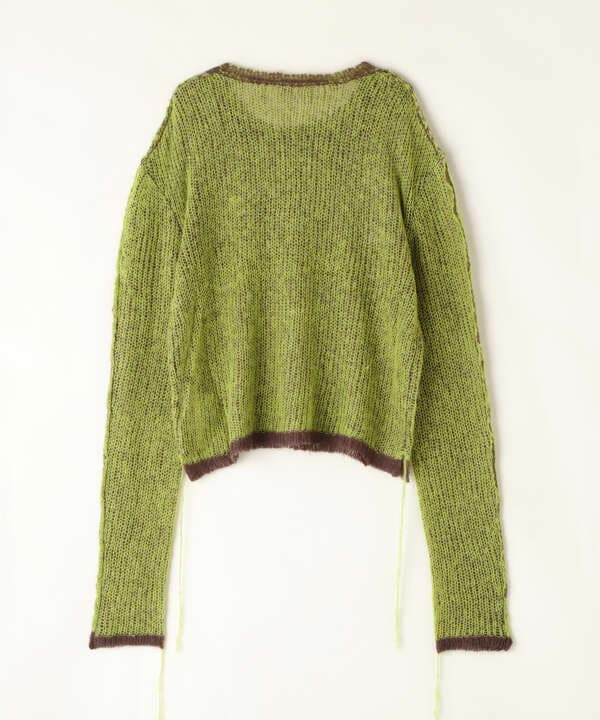 MAISON SPECIAL/Reversible Mohair Knit Pullover