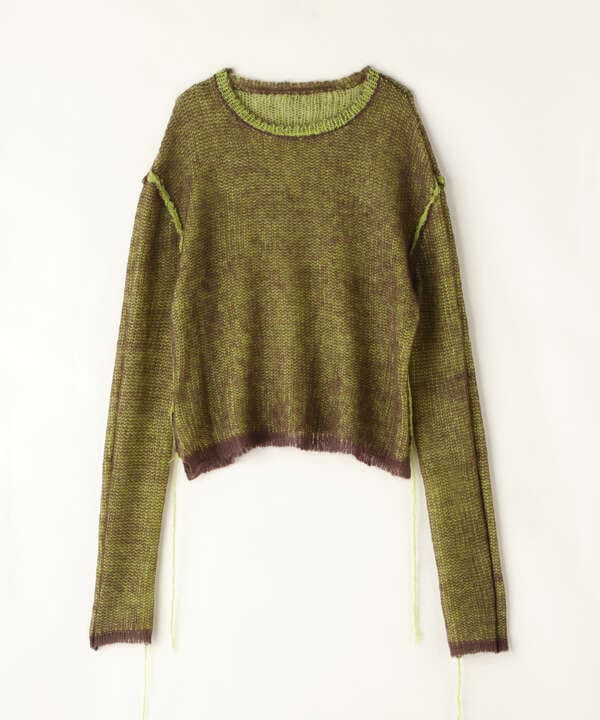 MAISON SPECIAL/Reversible Mohair Knit Pullover