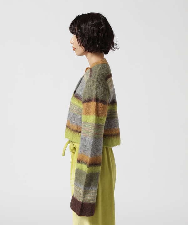 MAISON SPECIAL/メゾンスペシャル/Multi Border Knit Cardigan