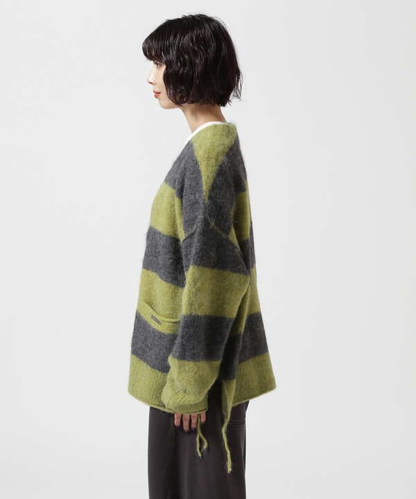 PRANK PROJECT/プランクプロジェクト/Alpaca Border Cardigan