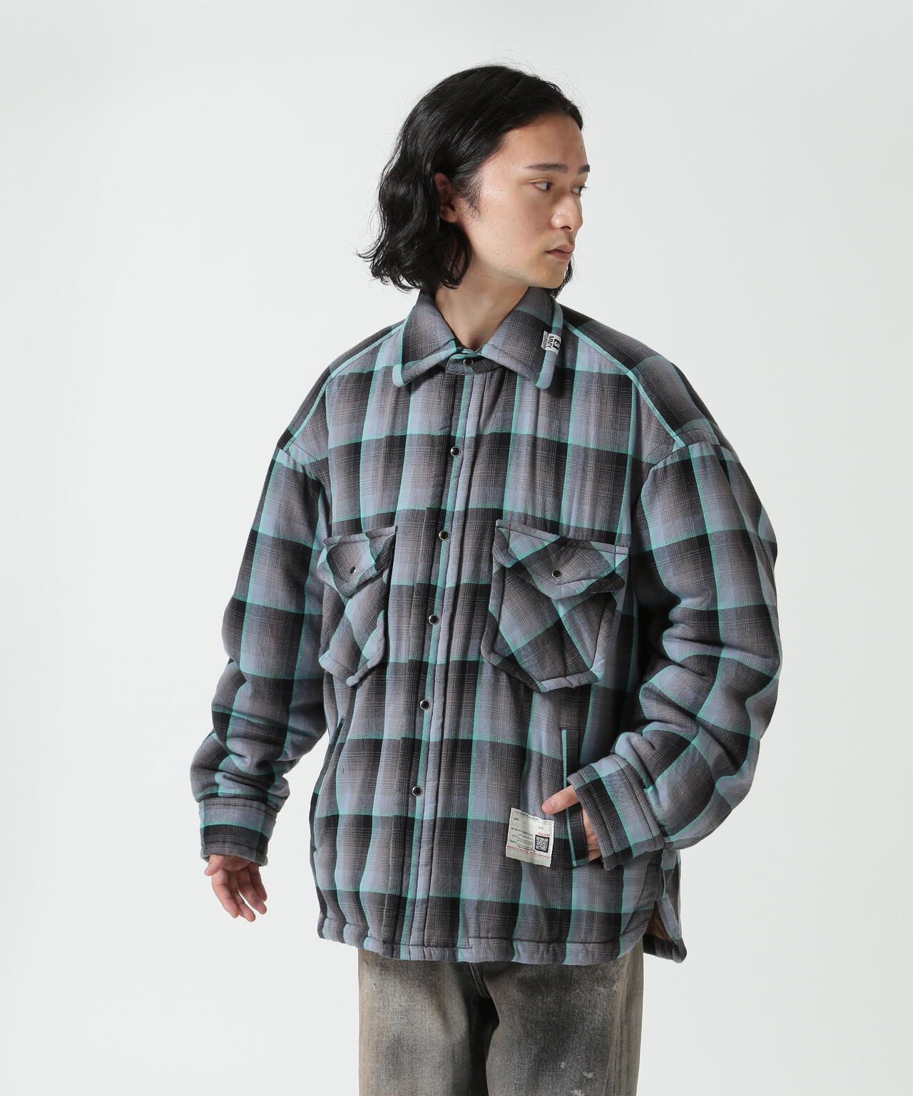 Maison MIHARAYASUHIRO/メゾンミハラヤスヒロ/CHECK PUFFER SHT